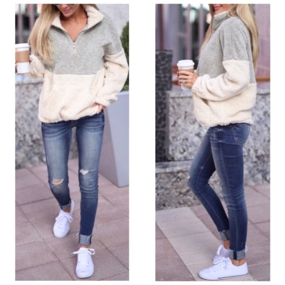 ❗️LAST❗️NEW! Softest Ever Half Zip Pullover - Picture 3 of 8